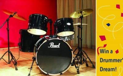 Win a Drum Set in Our Drummer’s Dream Raffle!